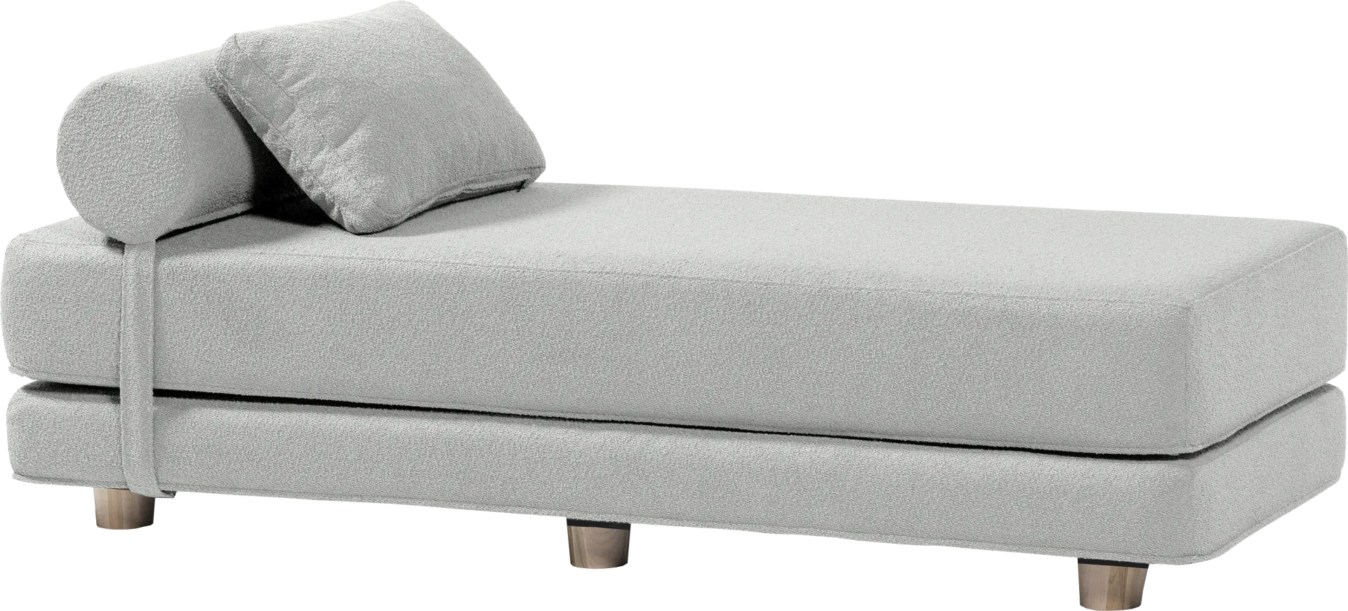 Ashebank Silver Fold-Out Queen Daybed - Image 1