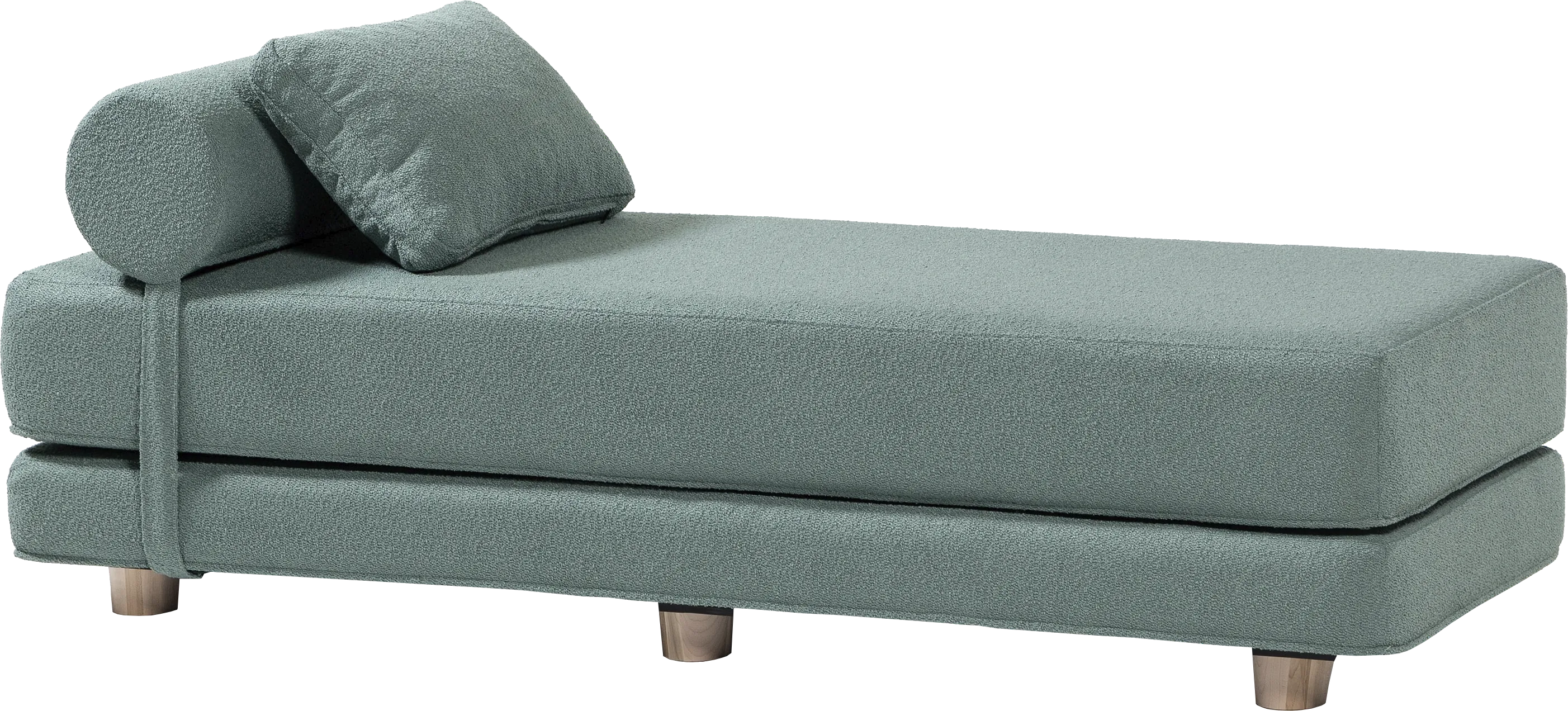 Ashebank Green Fold-Out Queen Daybed - Thumbnail - Image 1