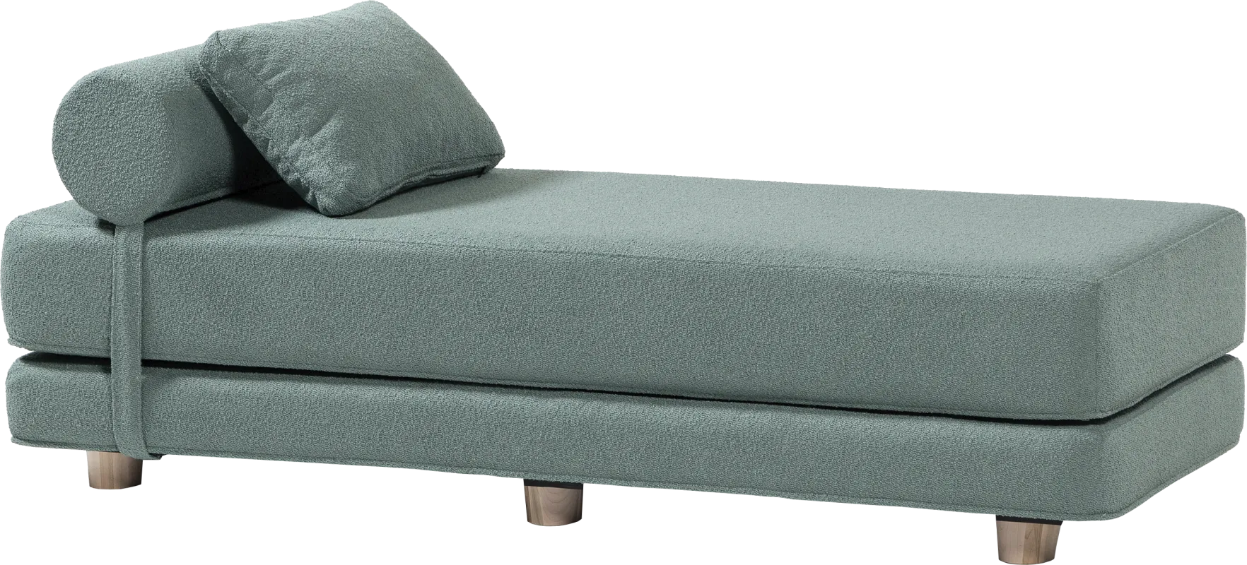 Ashebank Green Fold-Out Queen Daybed