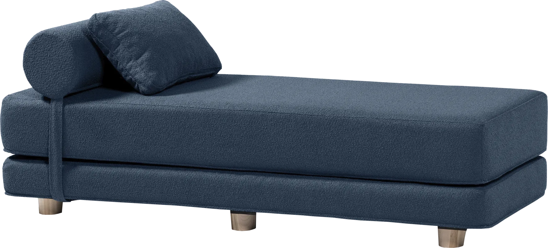 Ashebank Navy Fold-Out Queen Daybed
