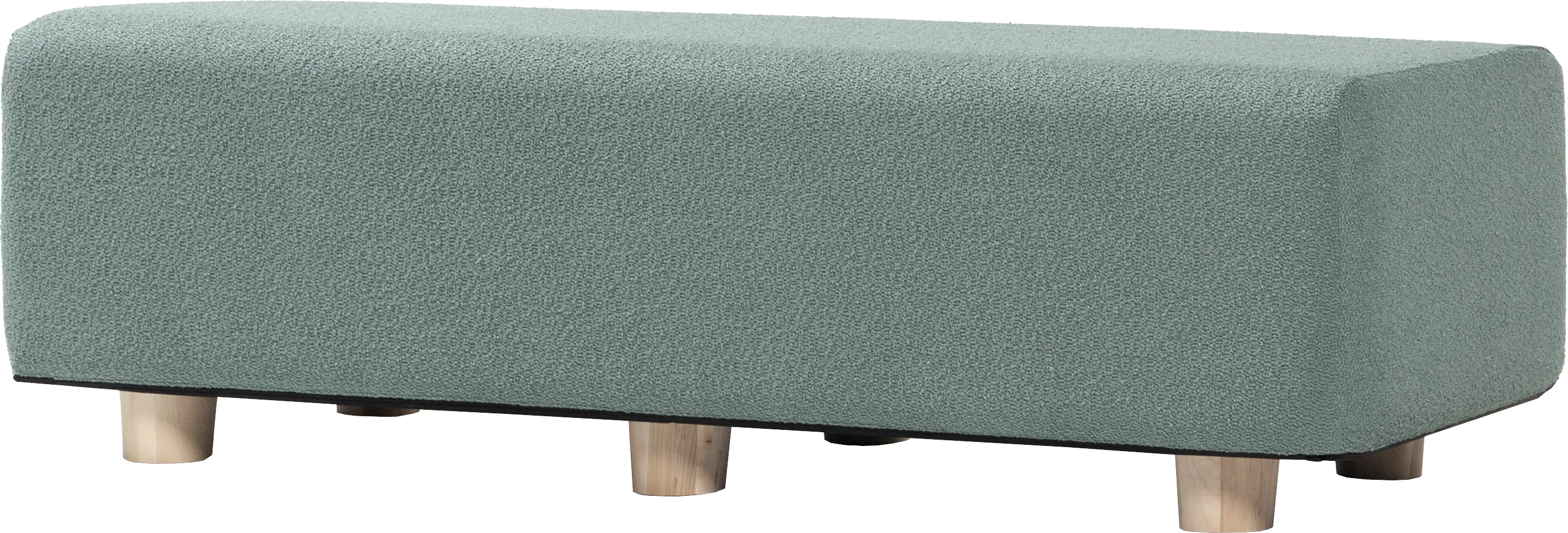 Bellemere Green Queen Bed Bench - Thumbnail - Image 1