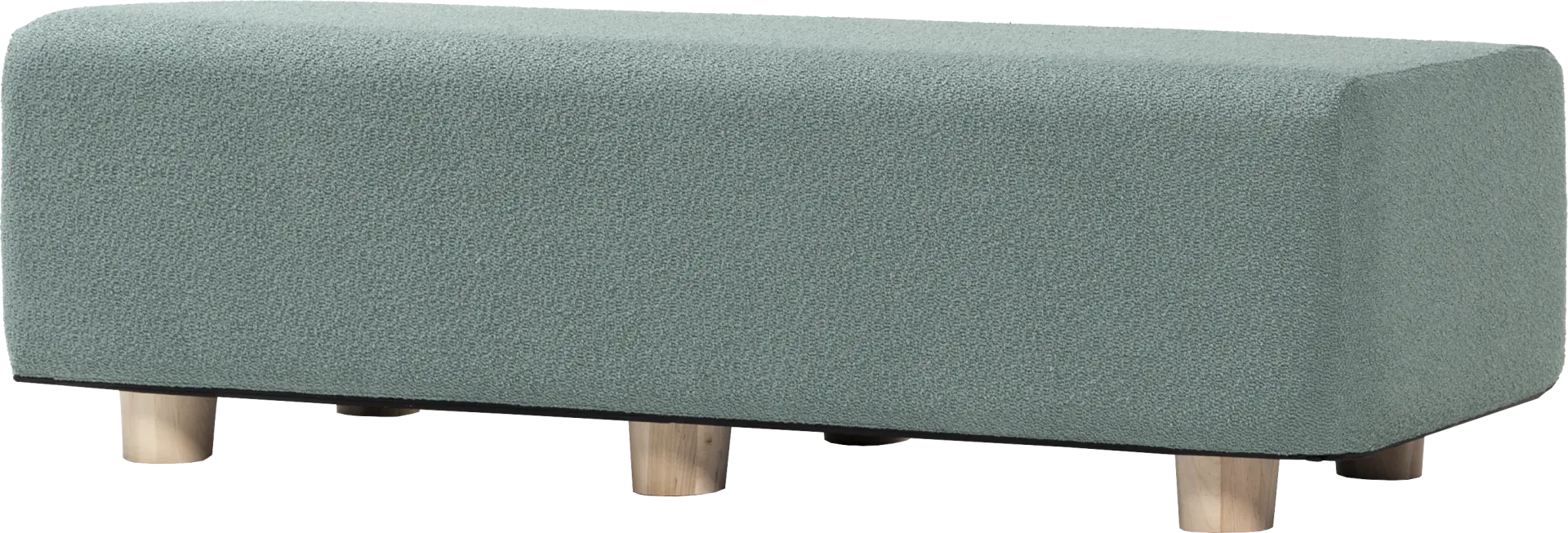 Bellemere Green King Bed Bench
