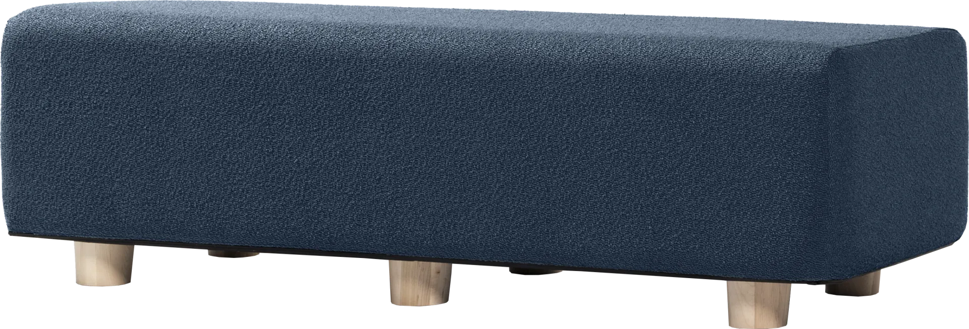 Bellemere Navy Queen Bed Bench