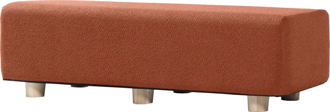 Bellemere Terracotta King Bed Bench