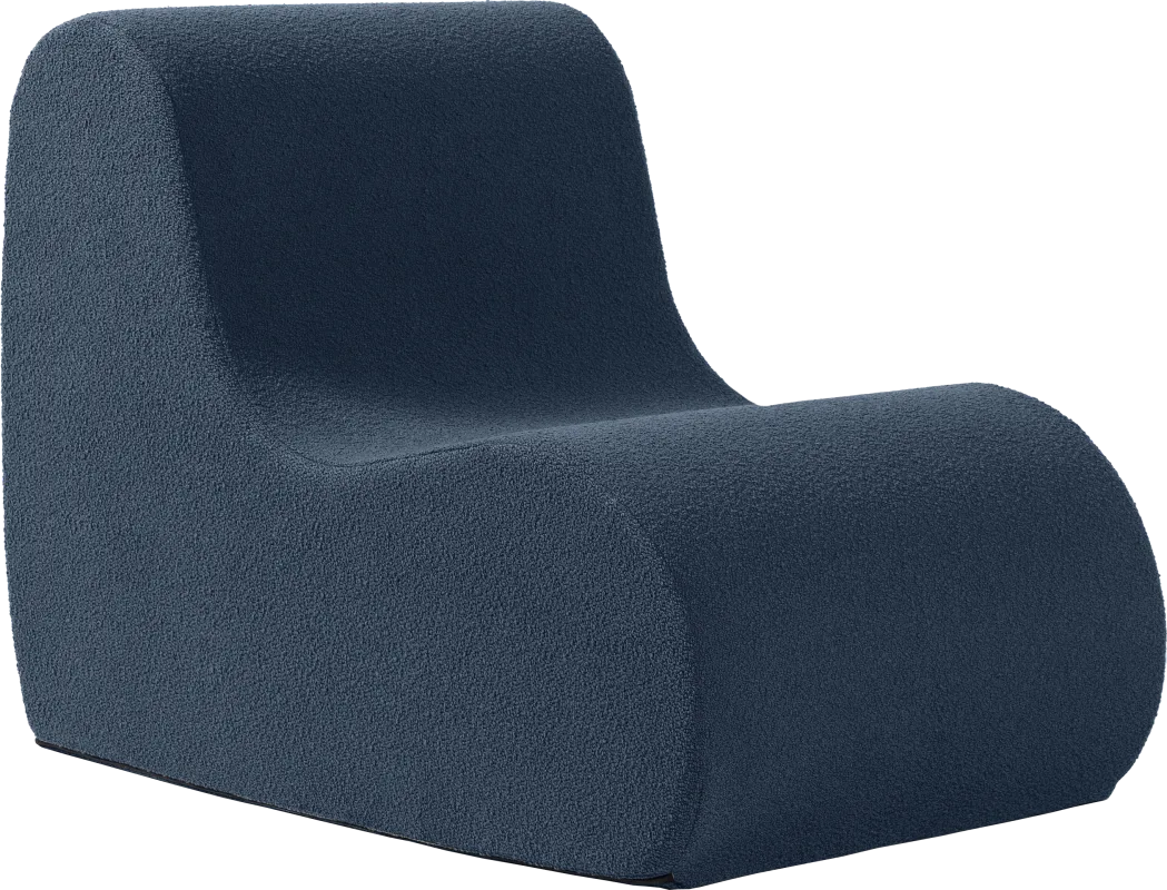 Brumley Navy Accent Chair