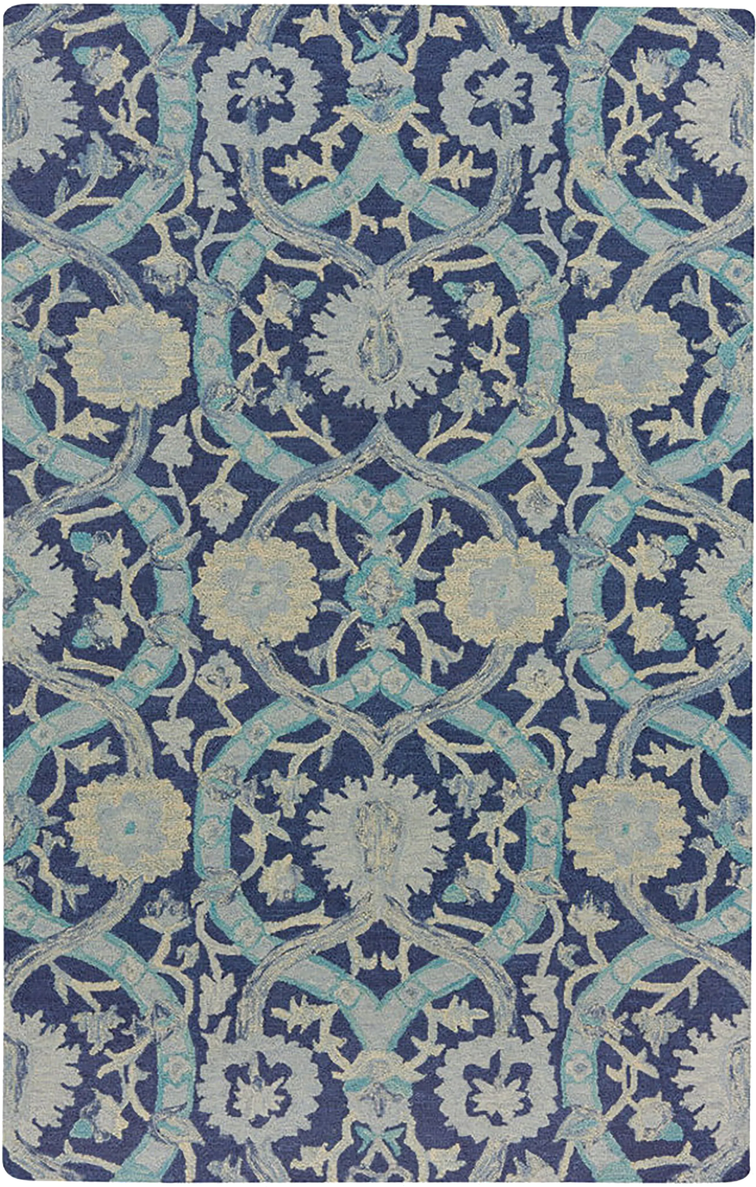 Jidasha Navy 5' x 8' Rug - Thumbnail - Image 1