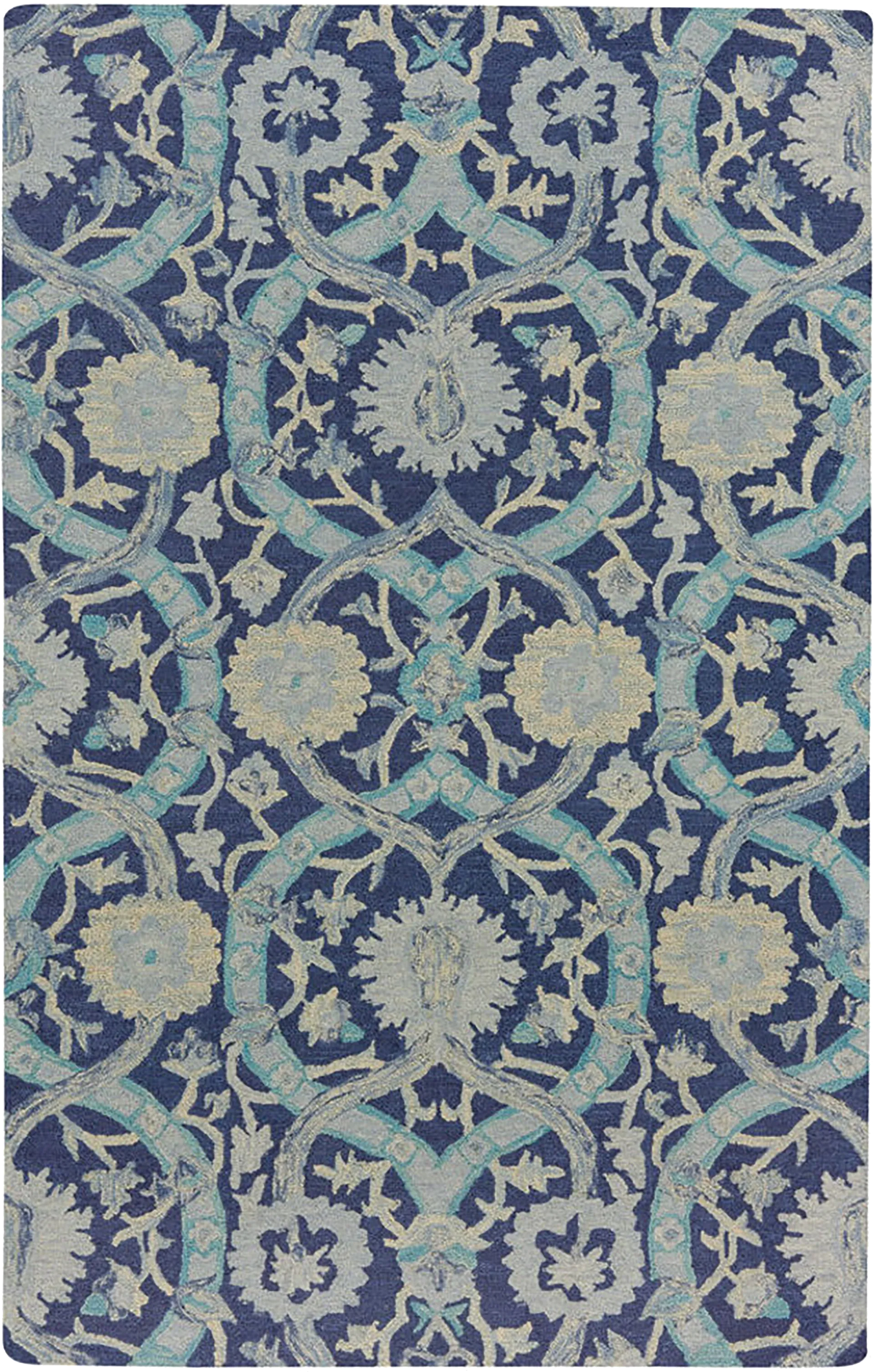 Jidasha Navy 5' x 8' Rug - Image 1