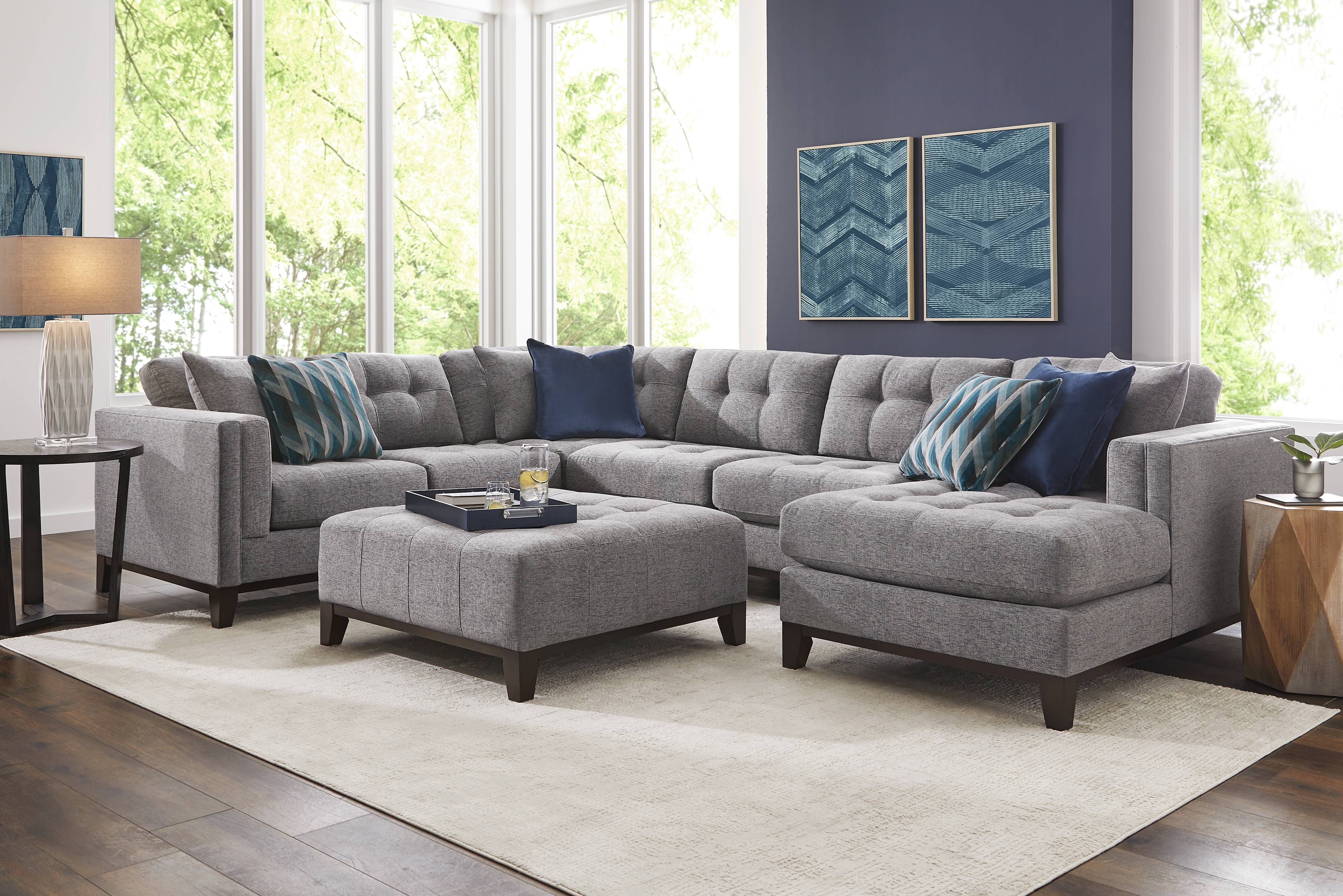 Chatham Gray 3 Pc Sectional - Thumbnail - Image 2