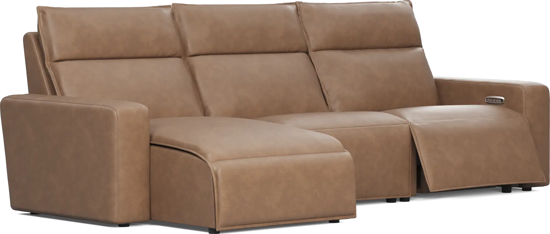 Charcoal 3 Pc Dual Power Reclining ModularTwo