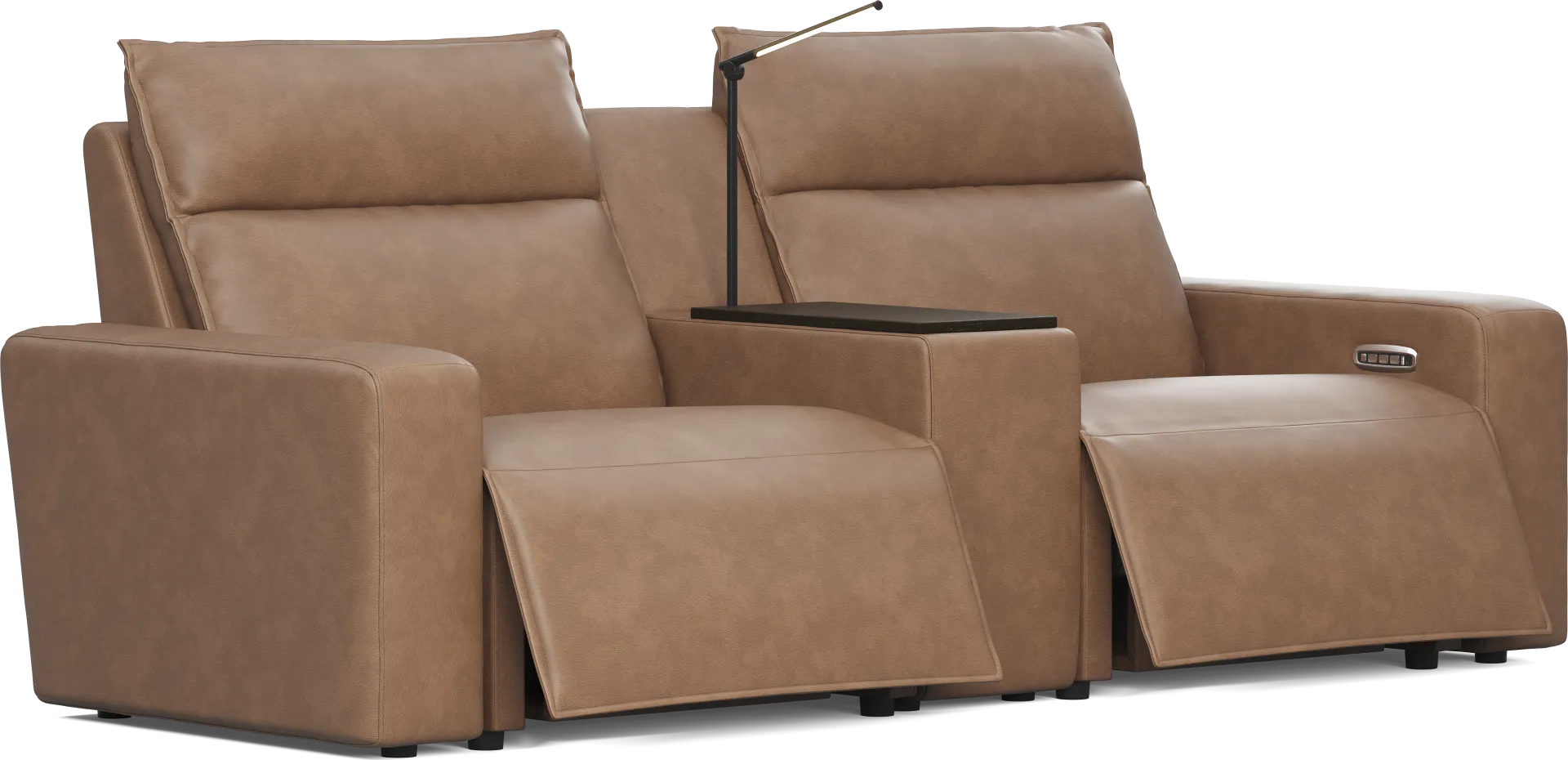 Saddle 3 Pc Dual Power Reclining ModularTwo - Image 1