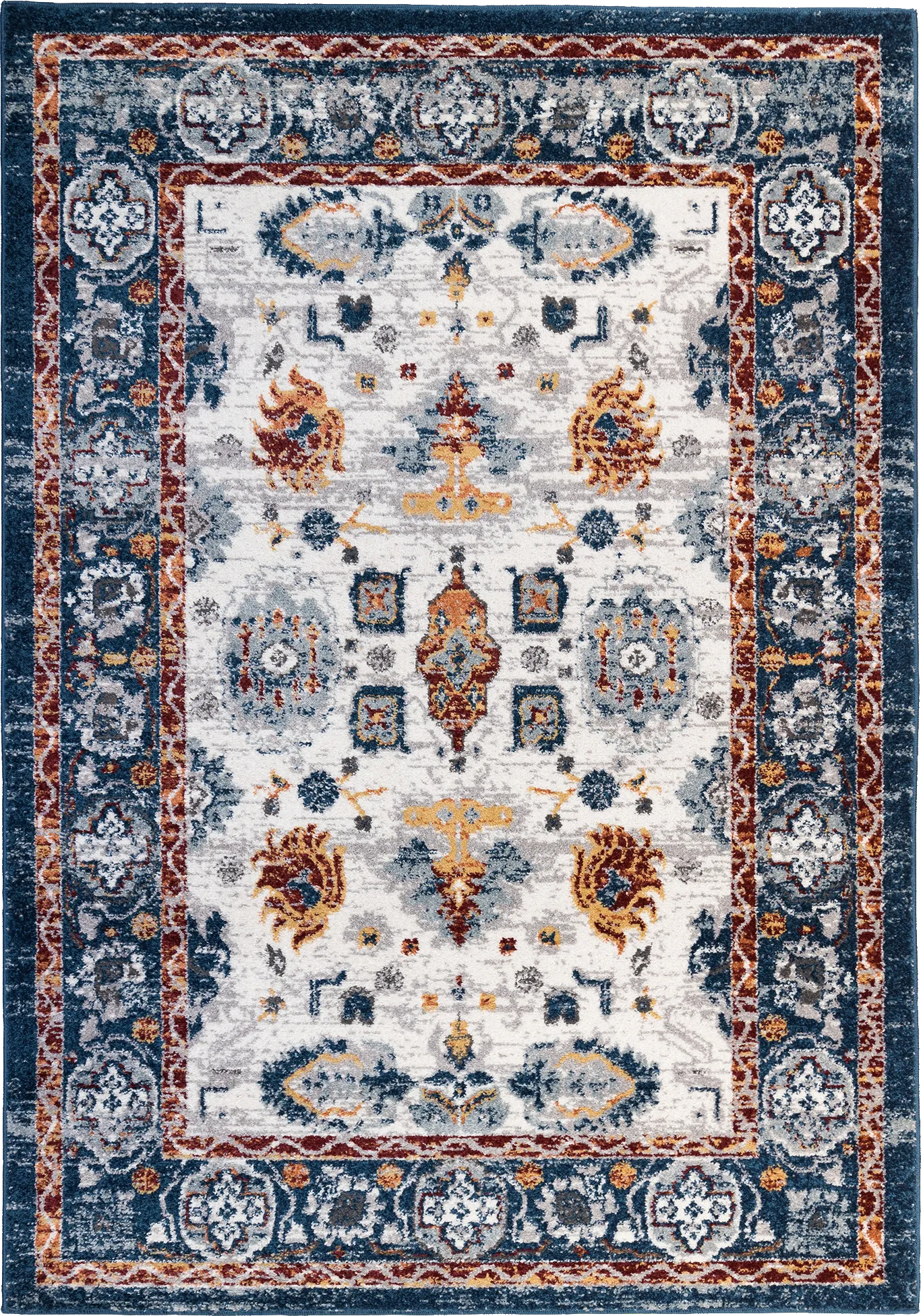 Bainney Blue 7'7 x 9'9 Rug - Image 1