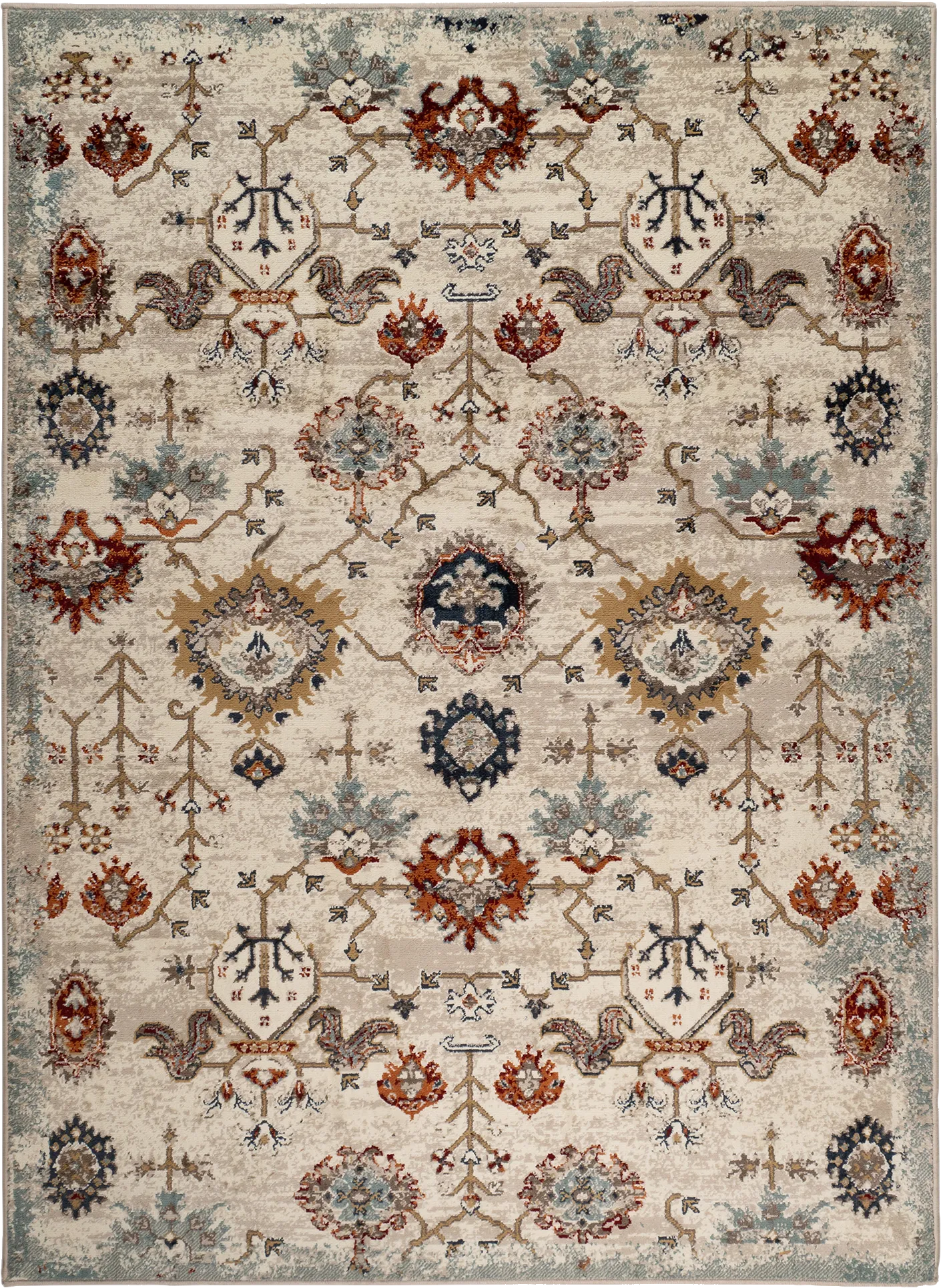 Escester Beige 7'7 x 9'9 Rug - Thumbnail - Image 1
