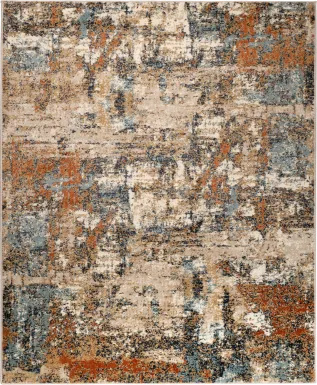 Plaiwich Orange 5'1 x 7'6 Rug