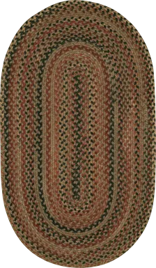Mugadi Brown/Multi 5' x 8' Oval Rug