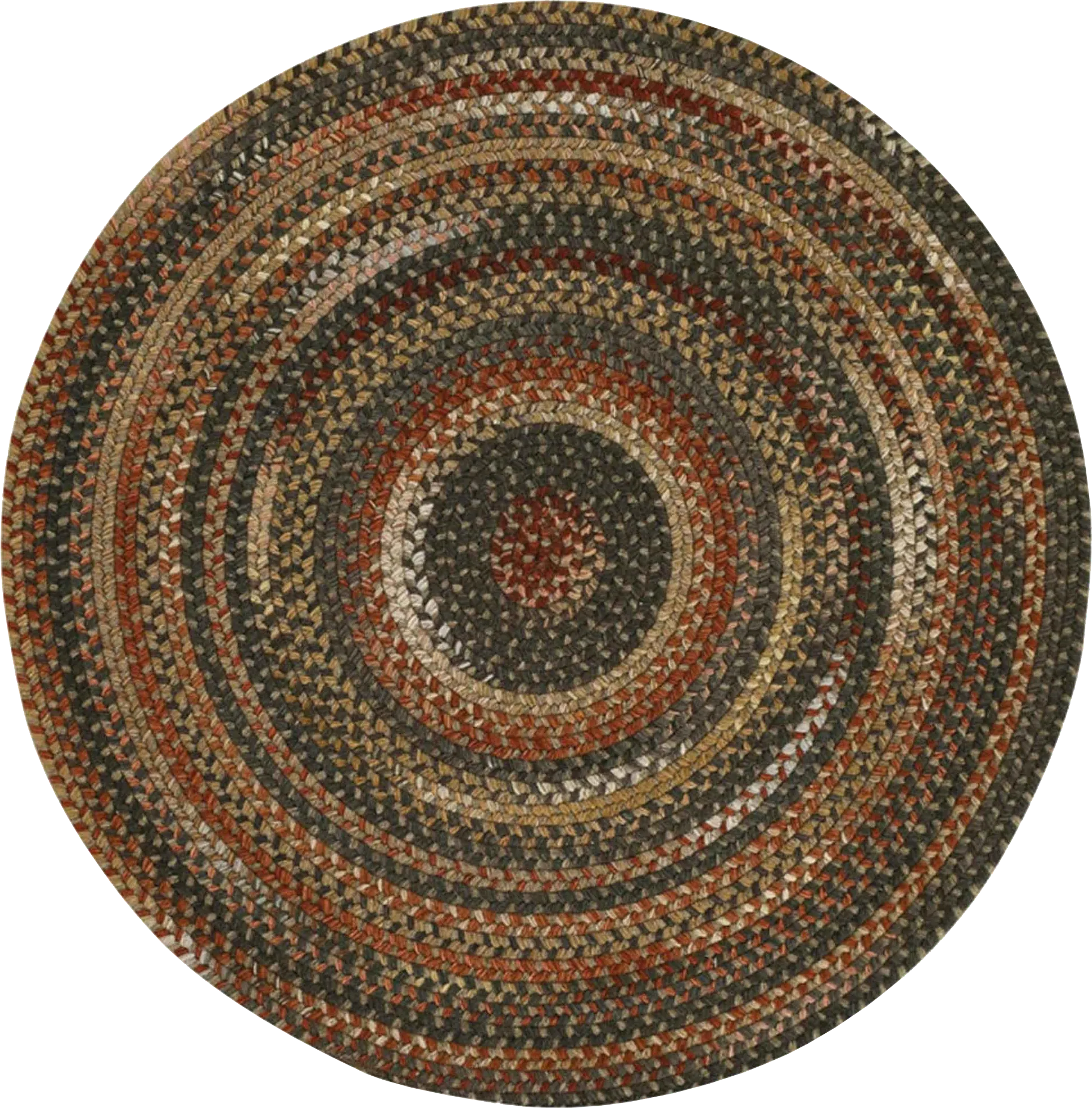 Mugadi Brown/Multi 7'6 Round Rug - Thumbnail - Image 1