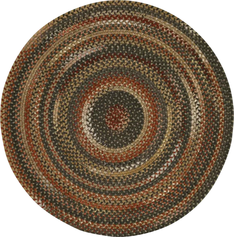 Mugadi Brown/Multi 5'6 Round Rug