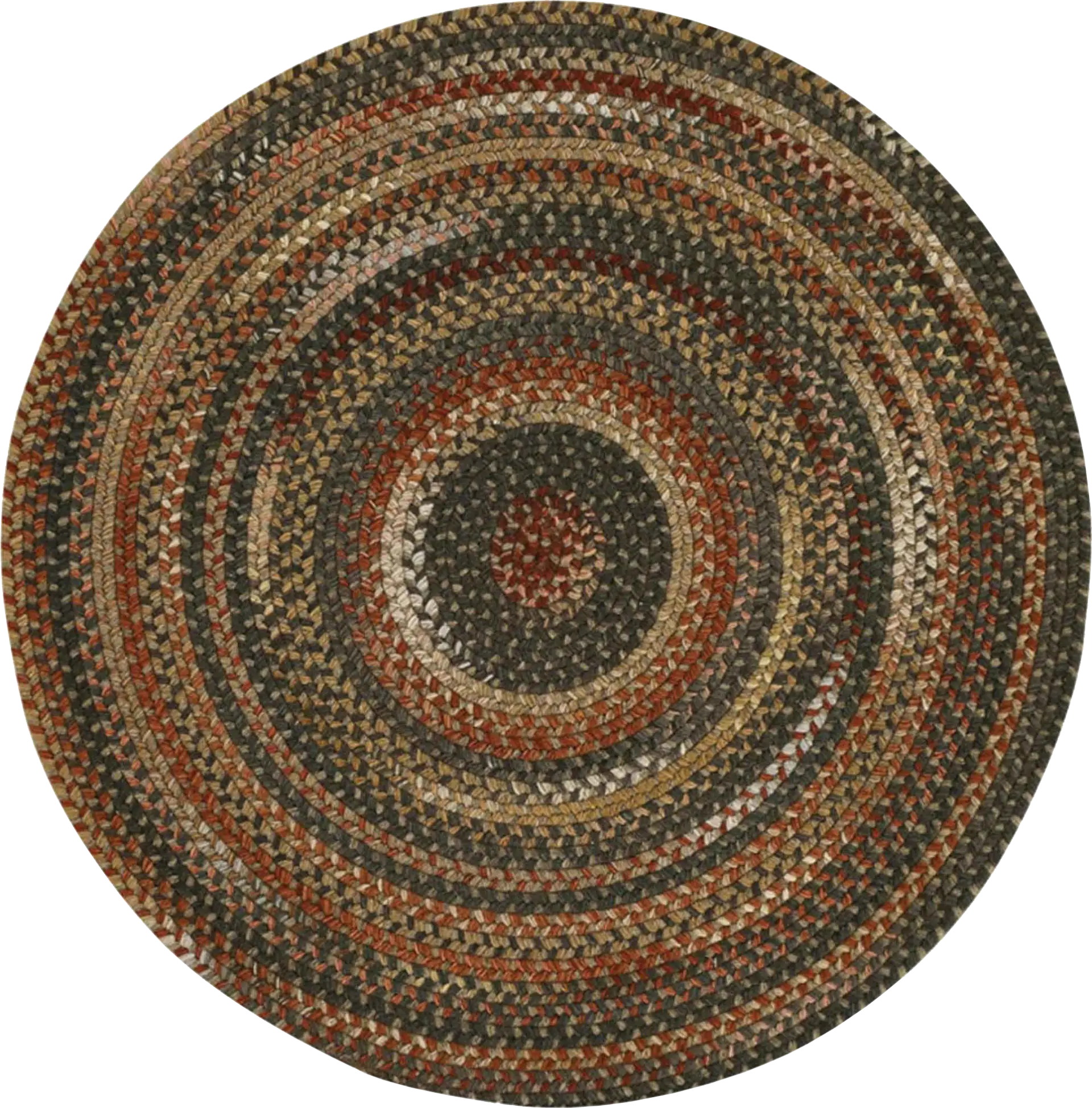 Mugadi Brown/Multi 5'6 Round Rug