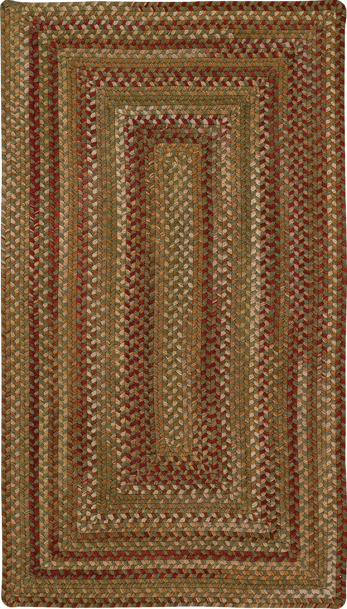 Mugadi Sage/Red 5' x 8' Rug - Image 1