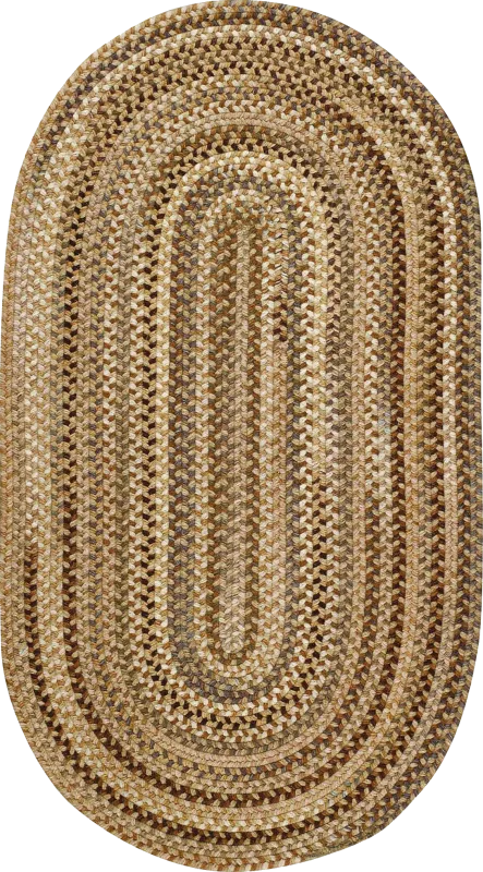 Mugadi Beige 5' x 8' Oval Rug