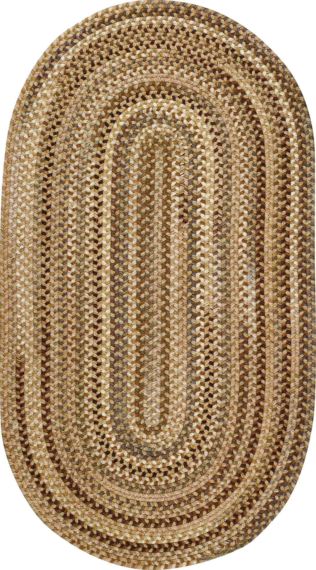 Mugadi Beige 5' x 8' Oval Rug - Image 1