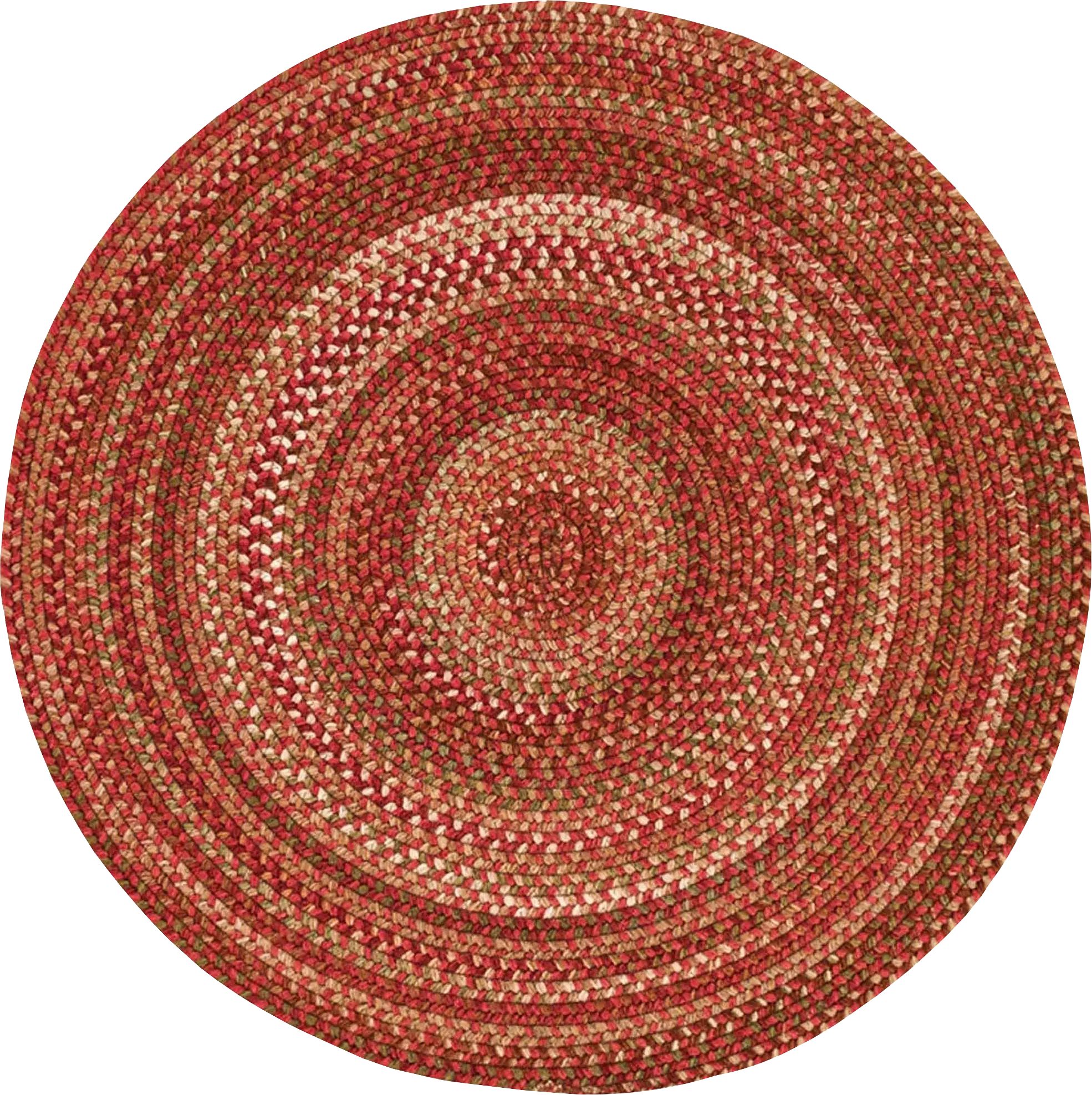 Mugadi Red 7'6 Round Rug - Thumbnail - Image 1