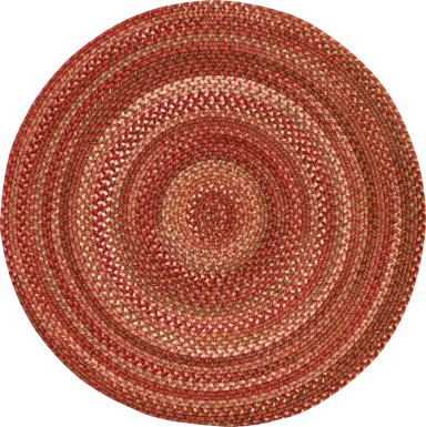 Mugadi Red 7'6 Round Rug