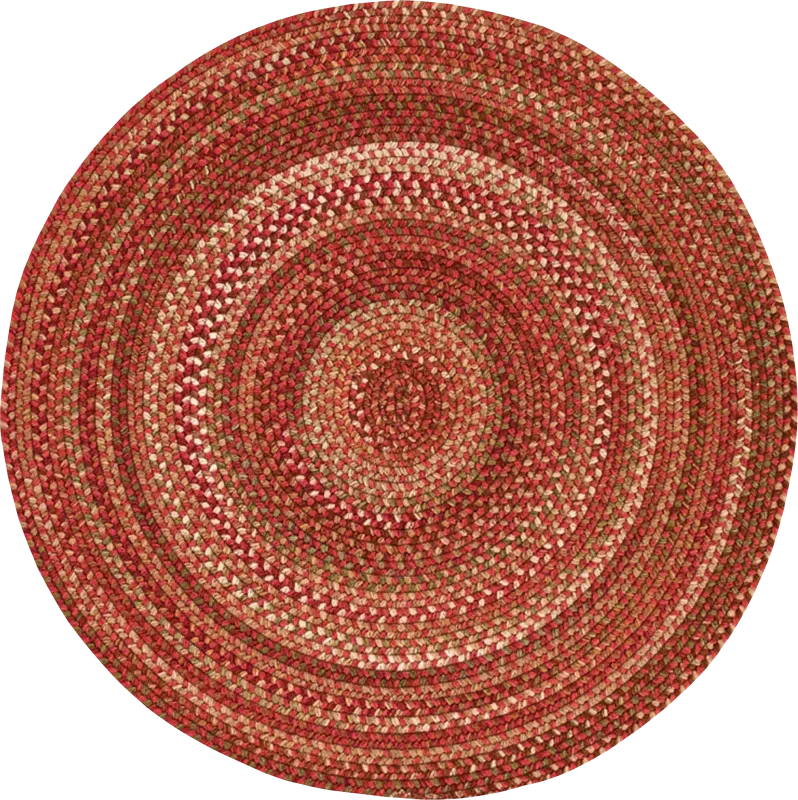 Mugadi Red 7'6 Round Rug