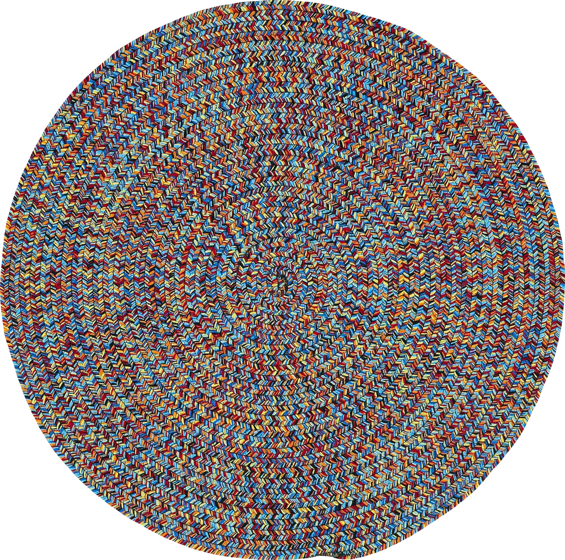 Garkani Multi 5'6 Round Rug - Thumbnail - Image 1