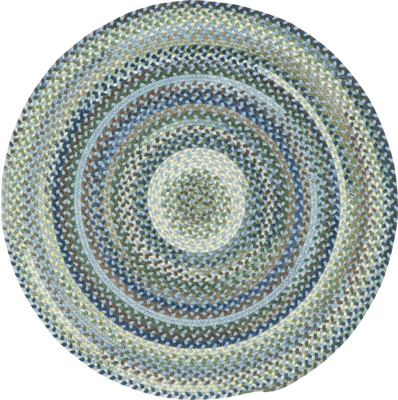 Mugadi Blue 7'6 Round Rug