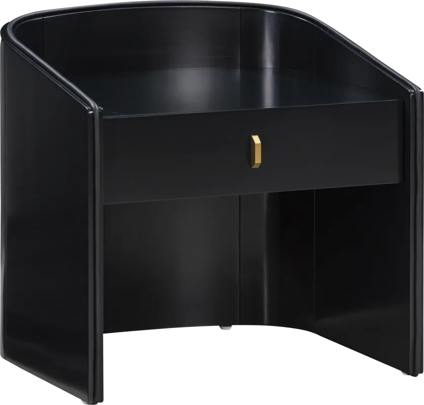 Escalon Black Nightstand