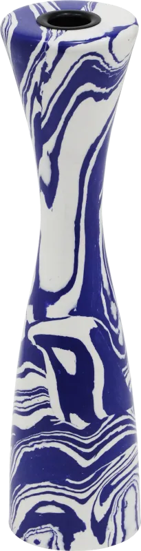 Hurlstone II Blue Candle Holder