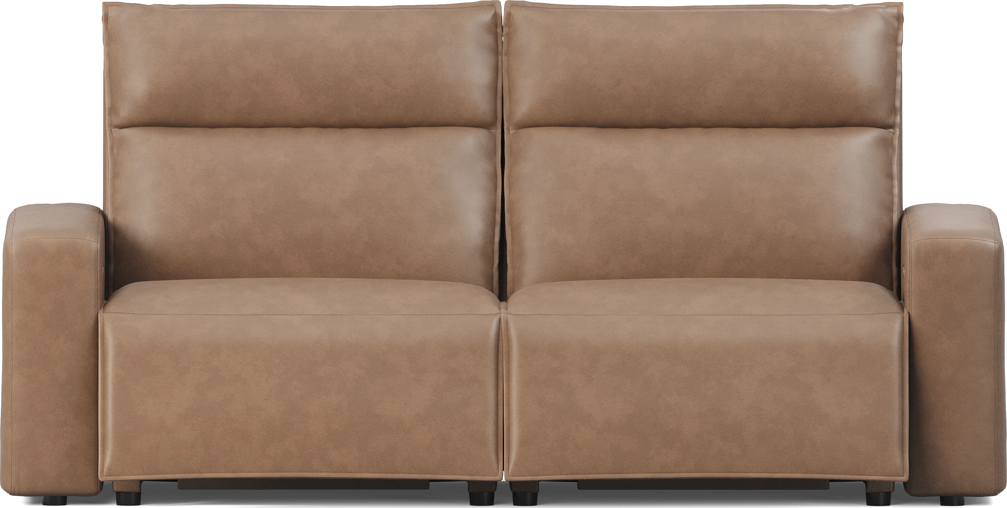 ModularTwo Saddle 2 Pc Dual Power Reclining Loveseat - Thumbnail - Image 1