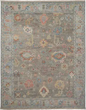 Pascester Gray/Multi 5' x 8' Rug
