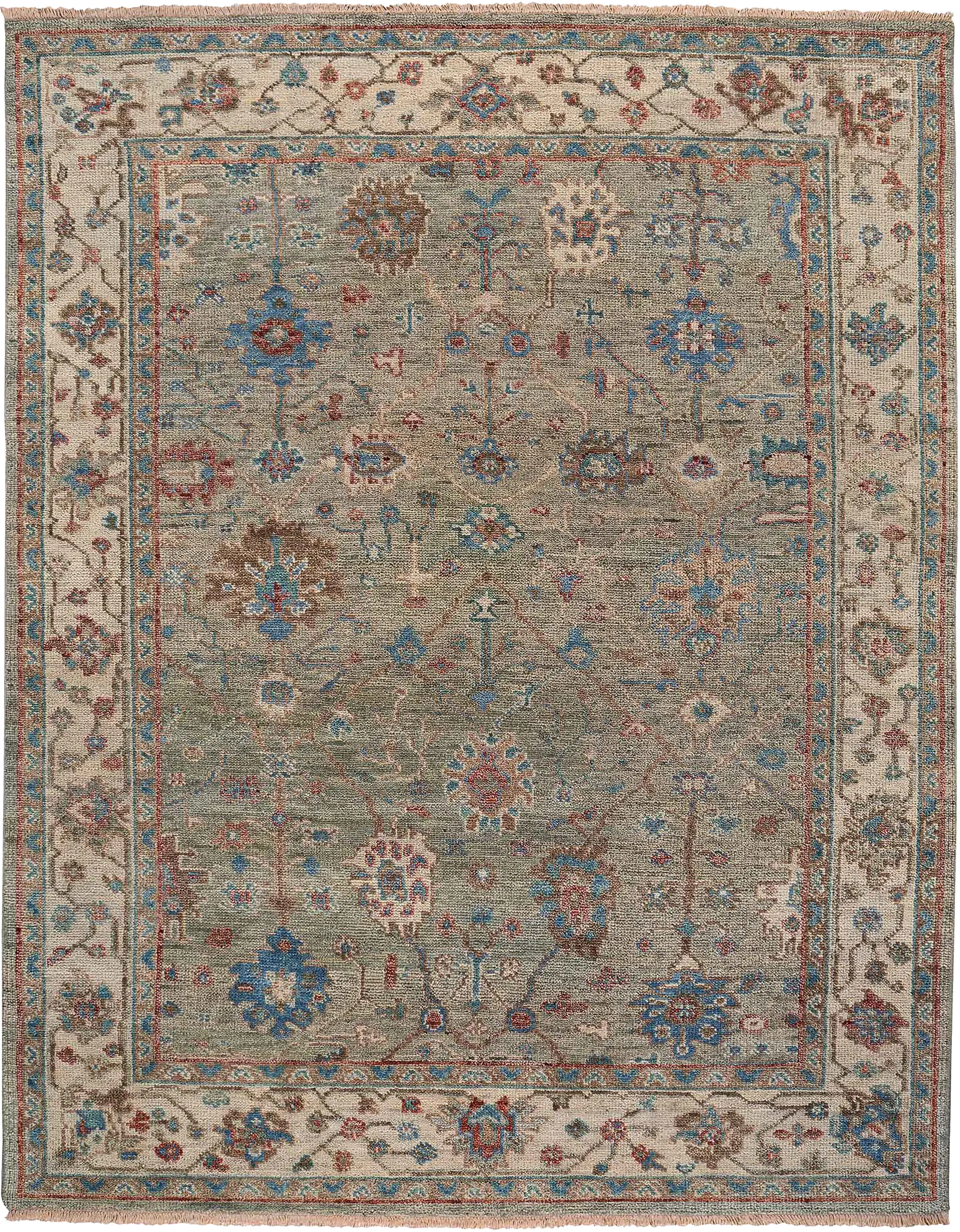 Melimore Green 5' x 8' Rug