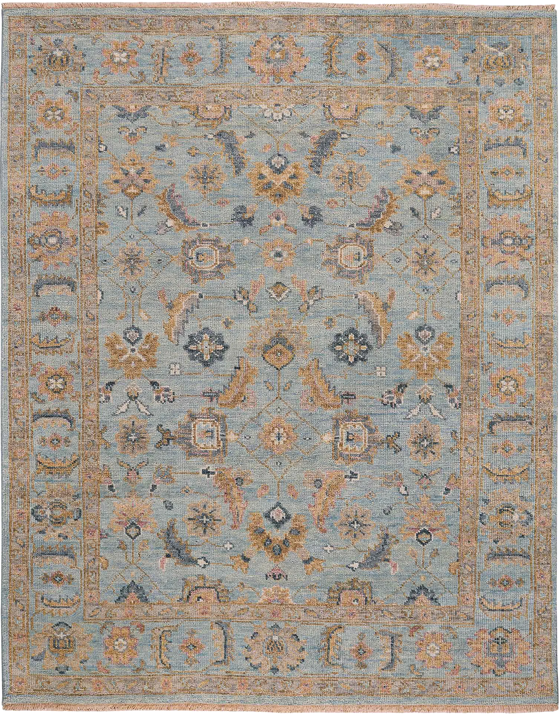 Valnia Blue/Multi 5' x 8' Rug