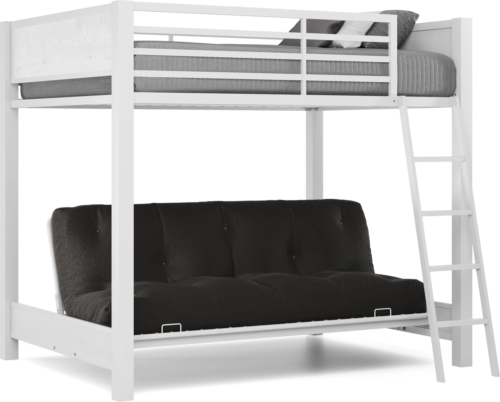 Kids Colefax Avenue White Full/Futon Bunk Bed - Image 1