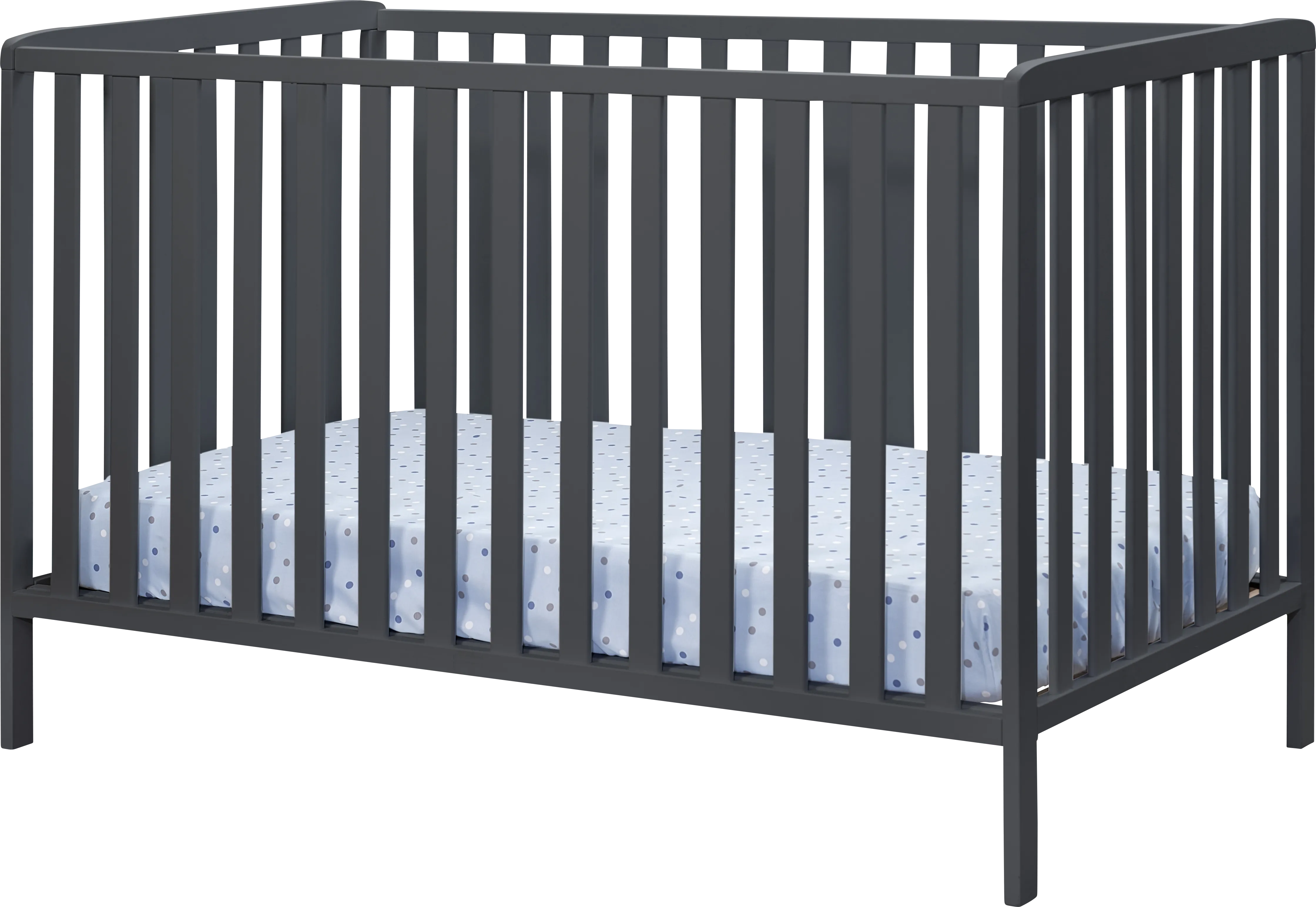 Nerio Dark Gray Crib - Thumbnail - Image 1