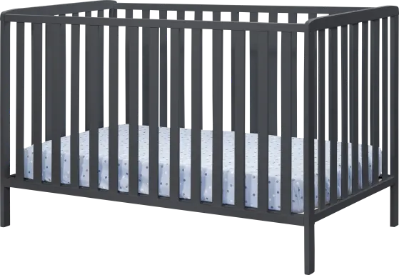 Nerio Dark Gray Crib