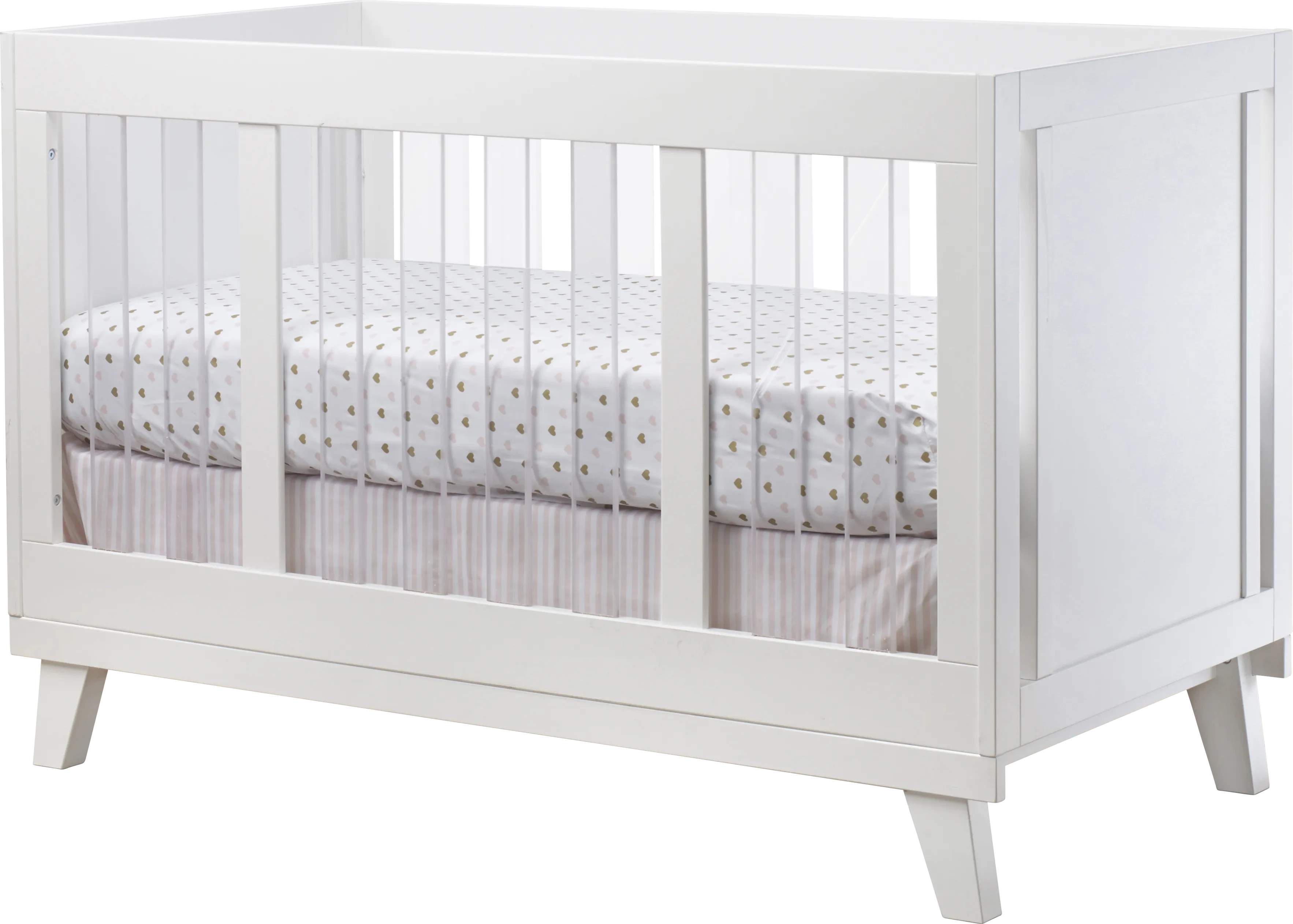 Malou White Crib - Thumbnail - Image 1