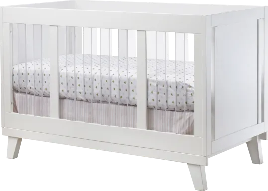 Malou White Crib