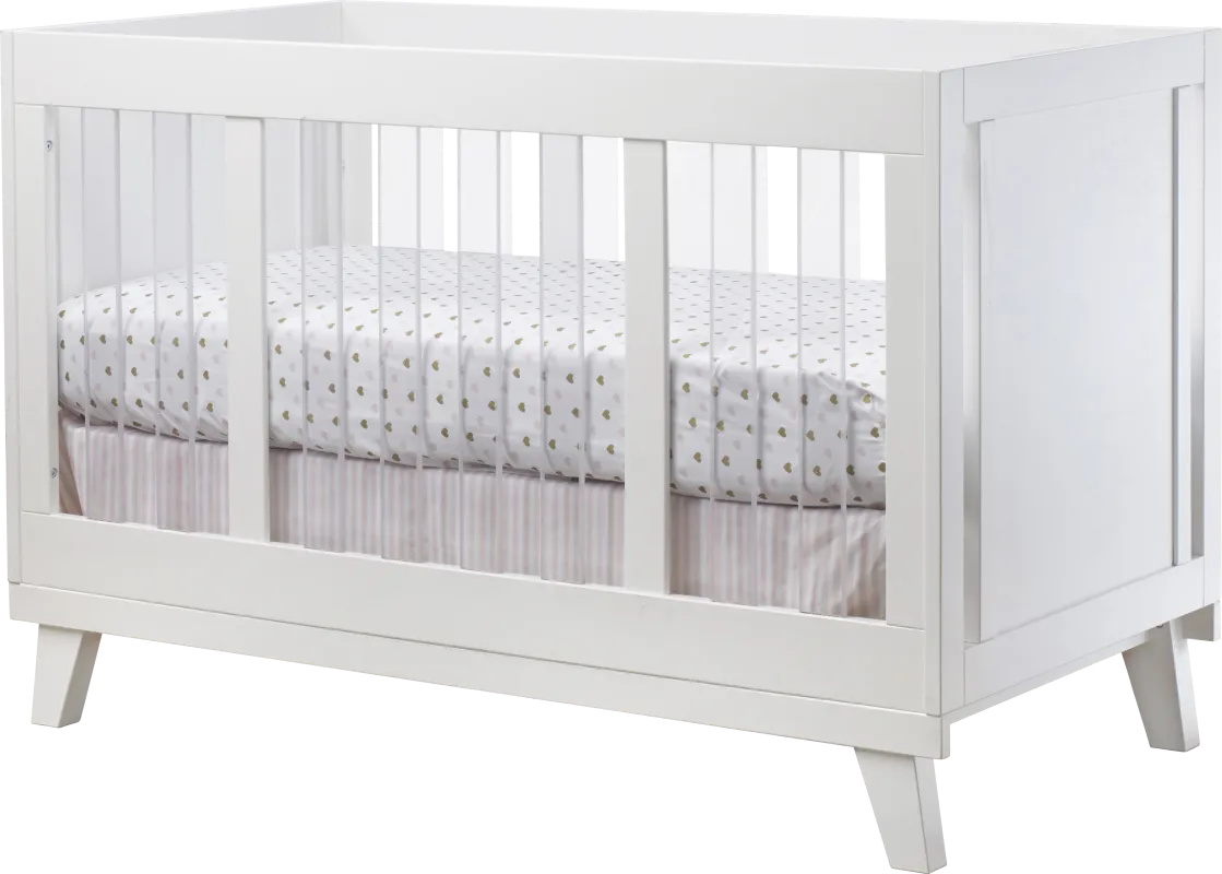 Malou White Crib