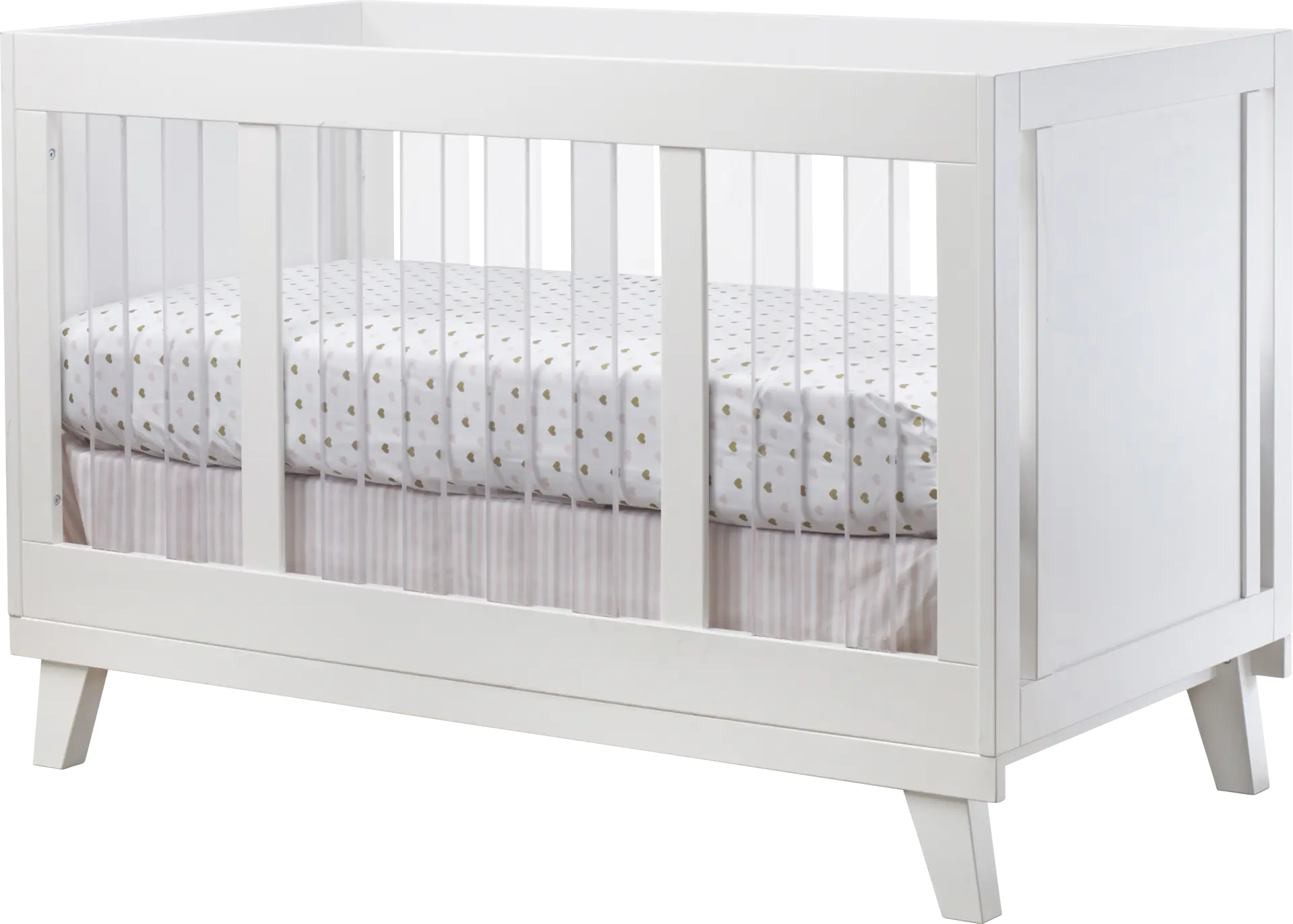 Malou White Crib