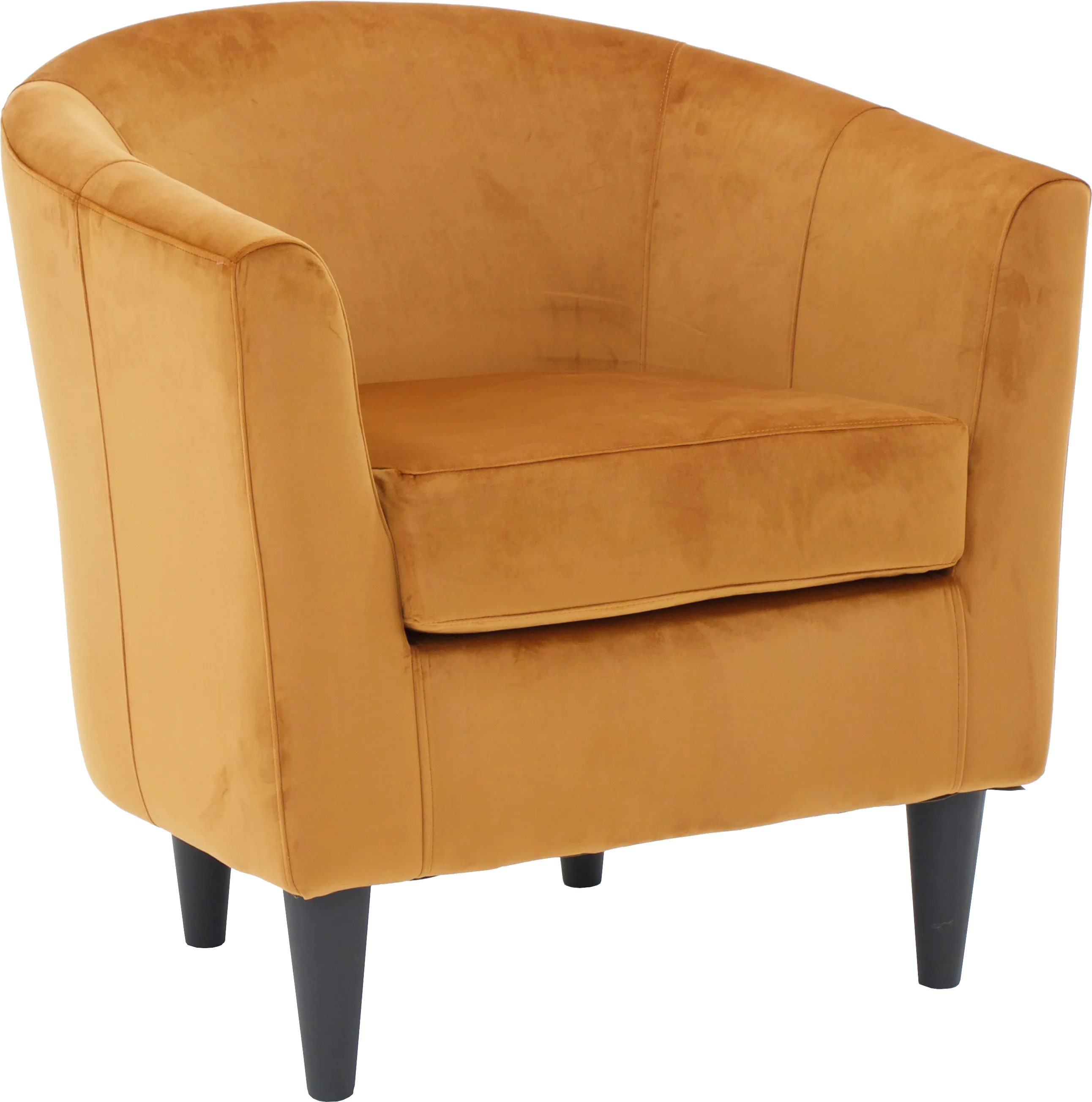 Lughala Orange Accent Chair - Thumbnail - Image 1