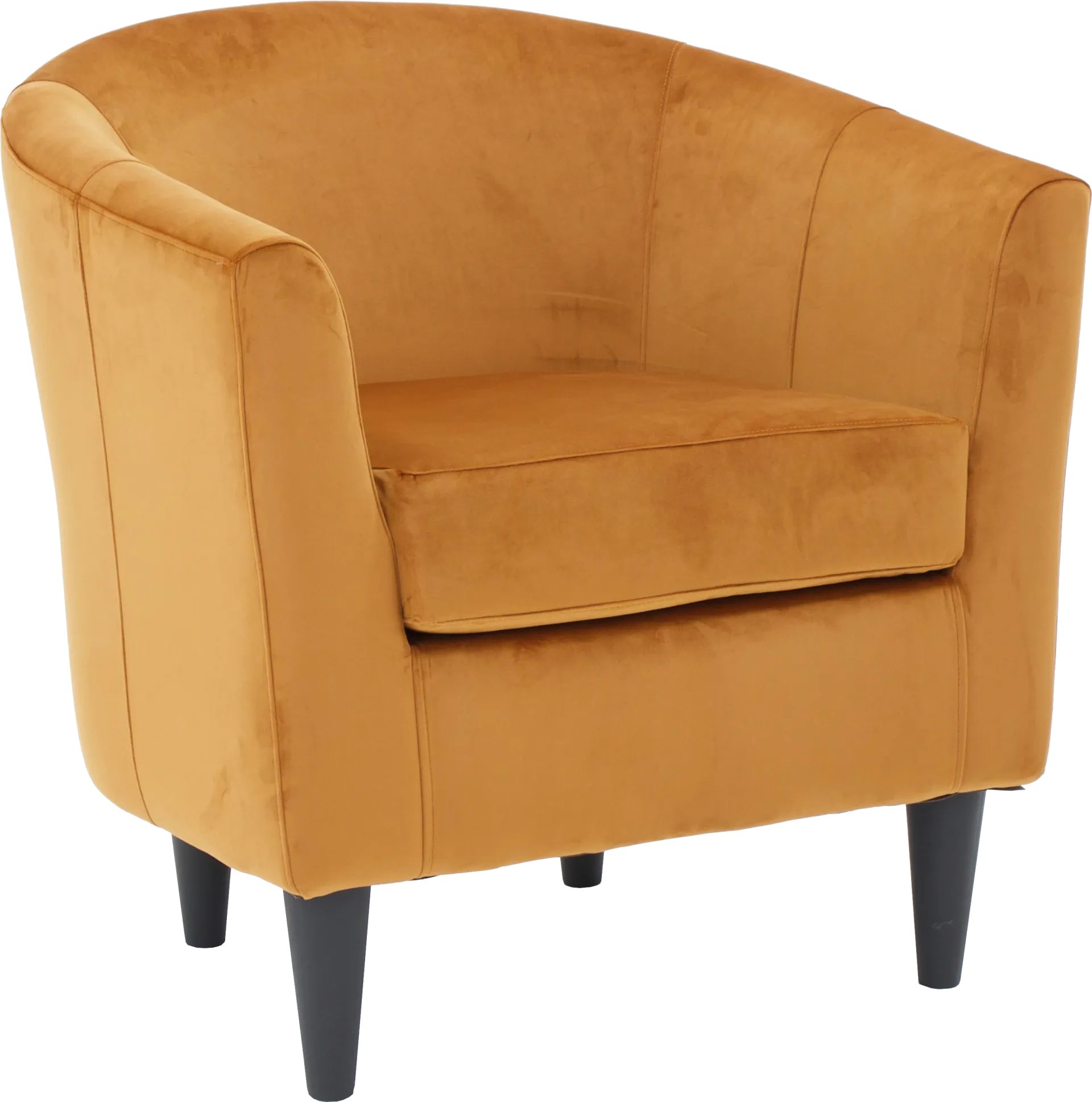 Lughala Orange Accent Chair - Image 1