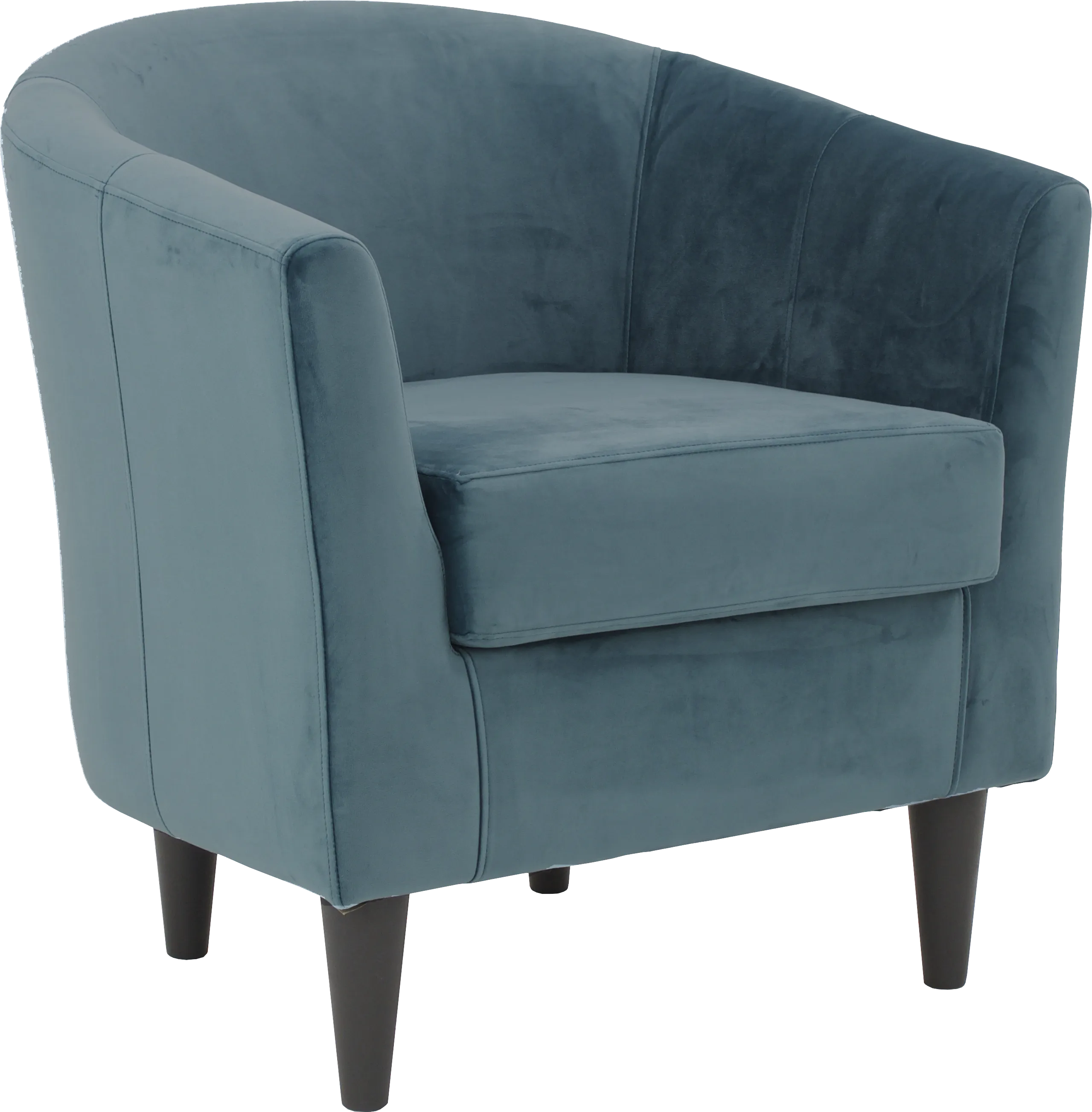 Lughala Teal Accent Chair - Thumbnail - Image 1