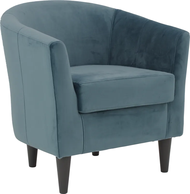 Lughala Teal Accent Chair