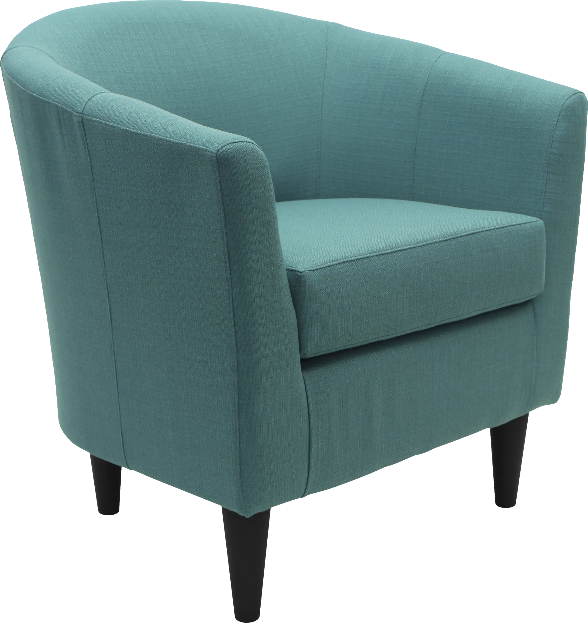 Lughala Dark Teal Accent Chair - Image 1