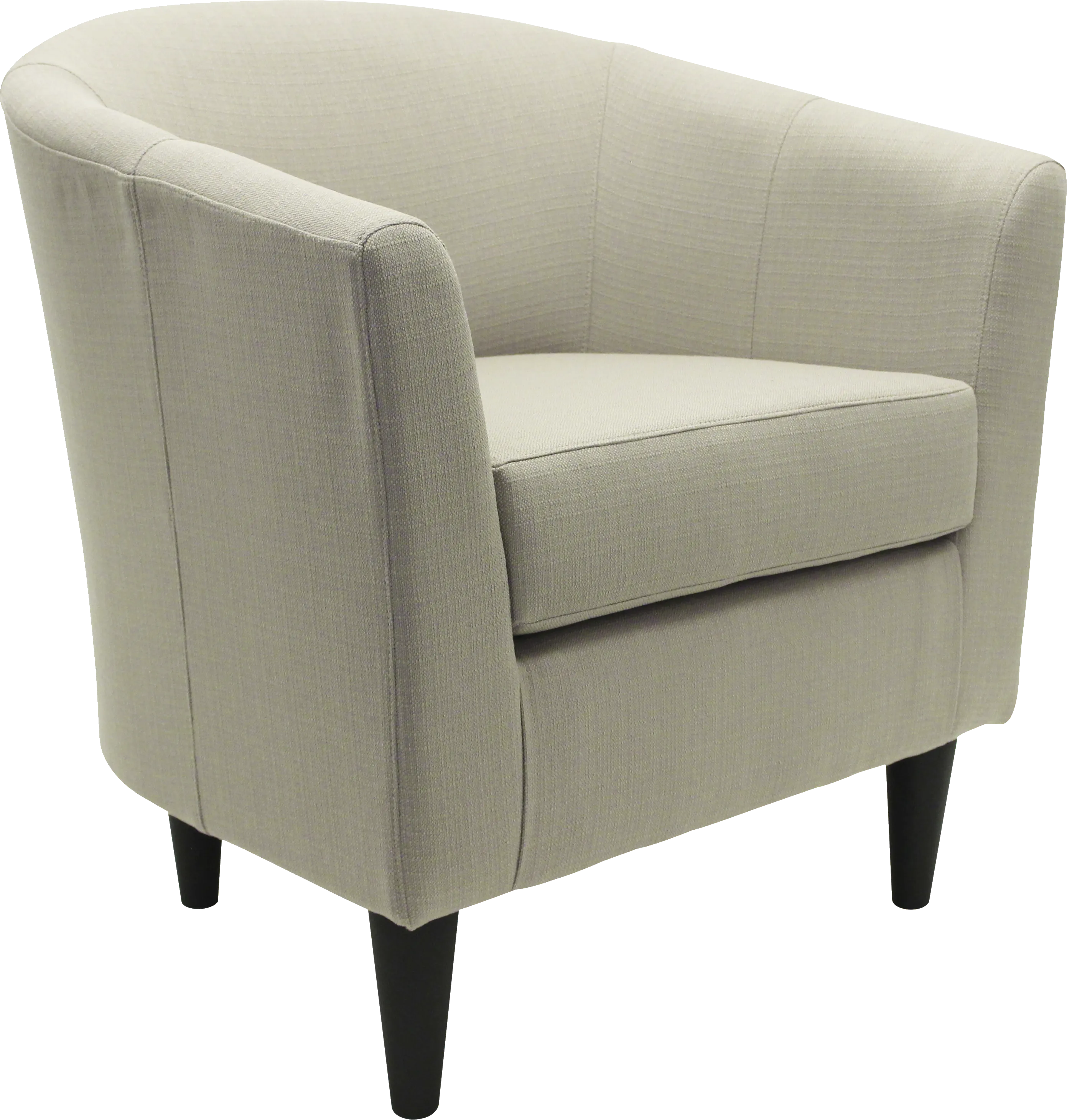 Lughala Cream Accent Chair - Thumbnail - Image 1