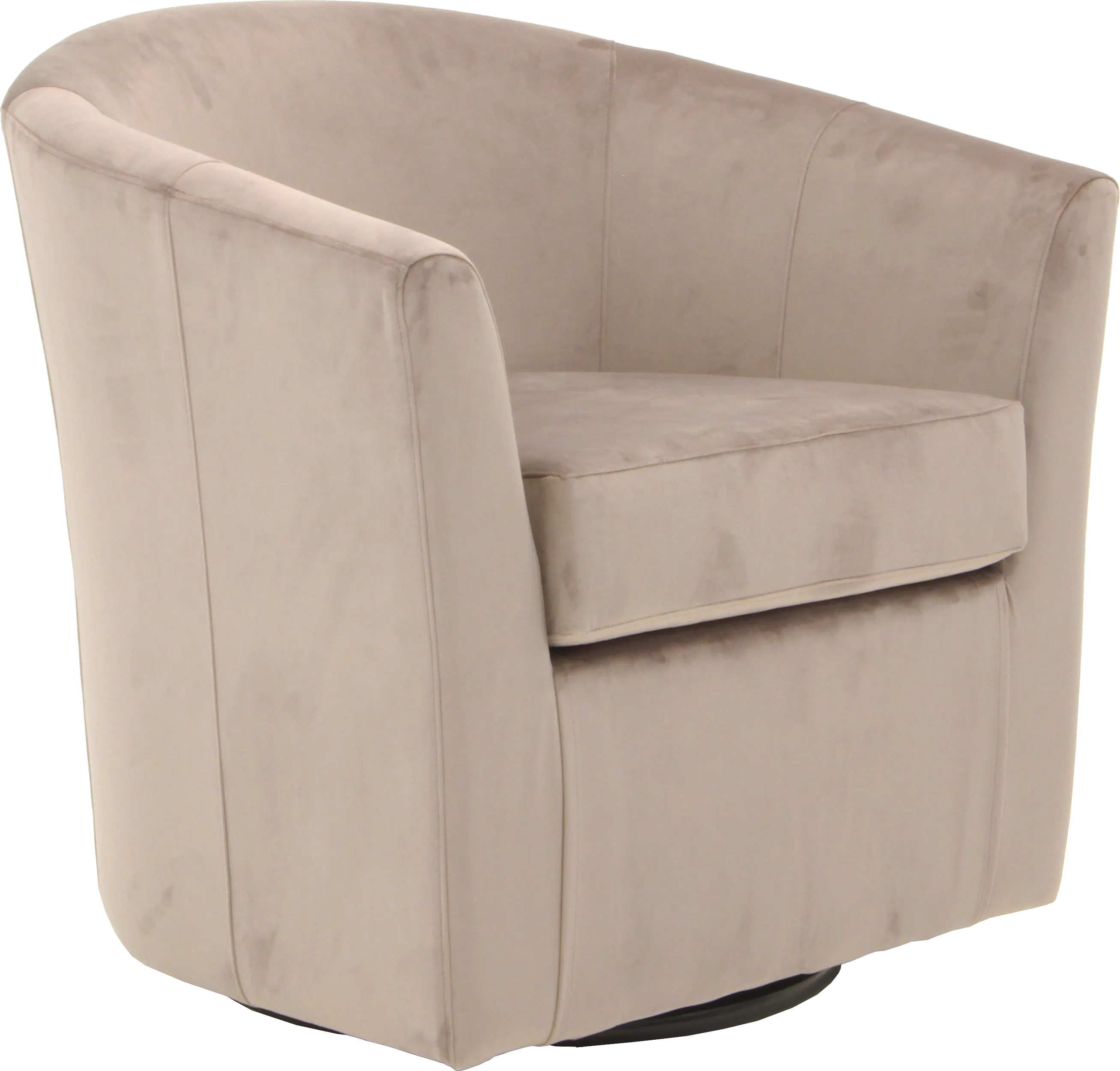 Lughala I Rose Swivel Accent Chair - Thumbnail - Image 1