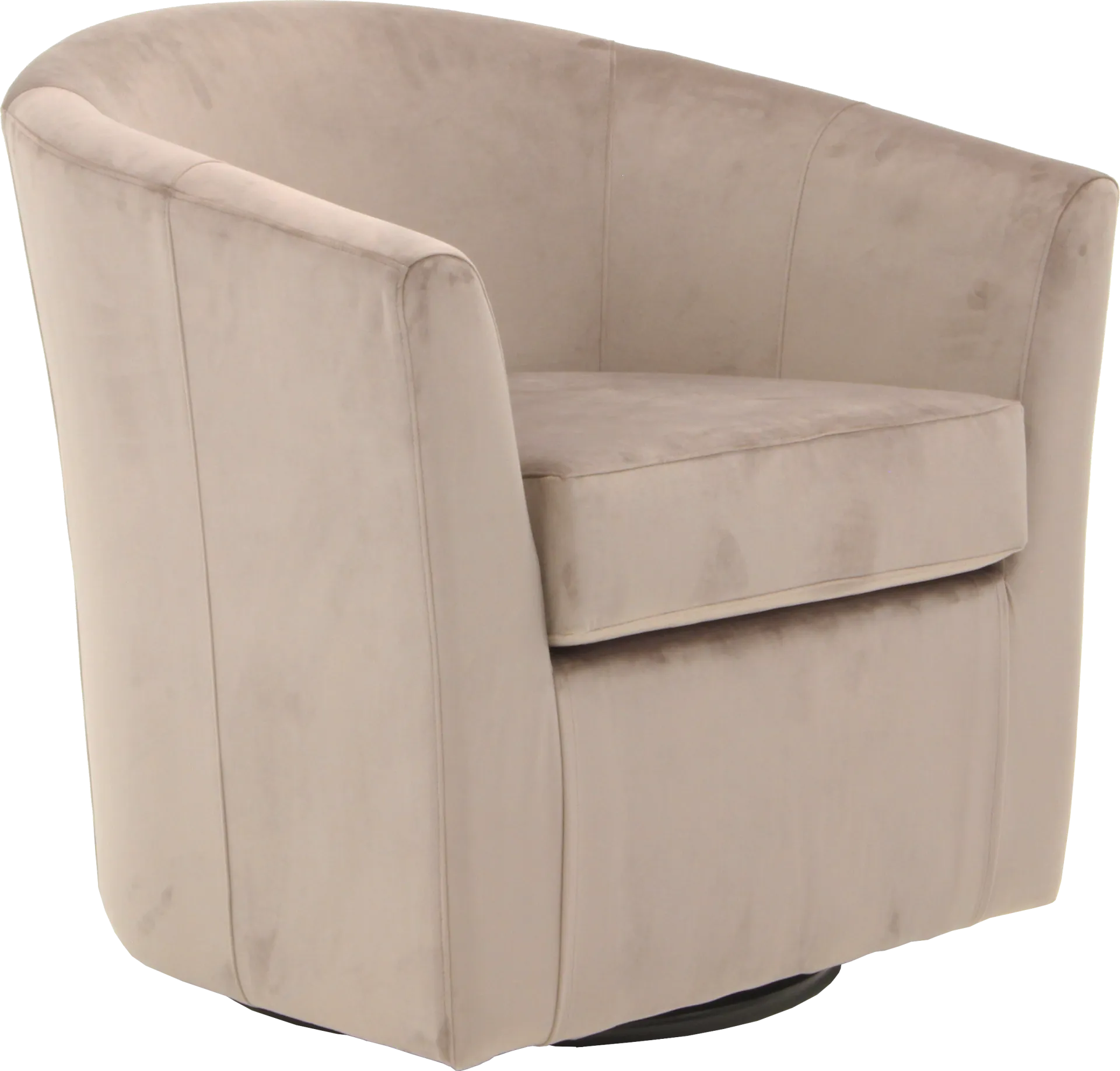 Lughala I Rose Swivel Accent Chair - Image 1